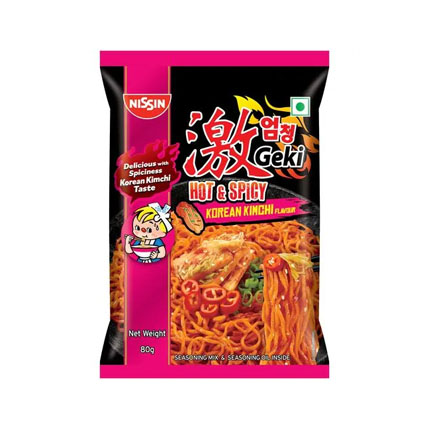 Top Ramen Noodles Hot And Spicy Korean Kimchi Flavour